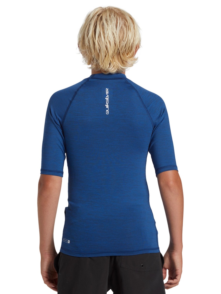 Blau - Quiksilver Jungen Teenager Kurzärmeliges Rash-Trägertop mit LSF 50 - Bild 2 von 6 Blau - Quiksilver Jungen Teenager Kurzärmeliges Rash-Trägertop mit LSF 50 - Bild 2 von 6