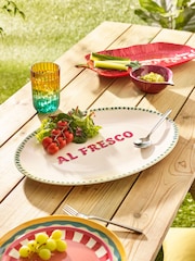 Multi Bright Al Fresco Serving Platter - Image 1 of 4