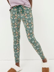 FatFace Ellie Lino Leggings mit Fuchsmuster - Bild 1 von 4