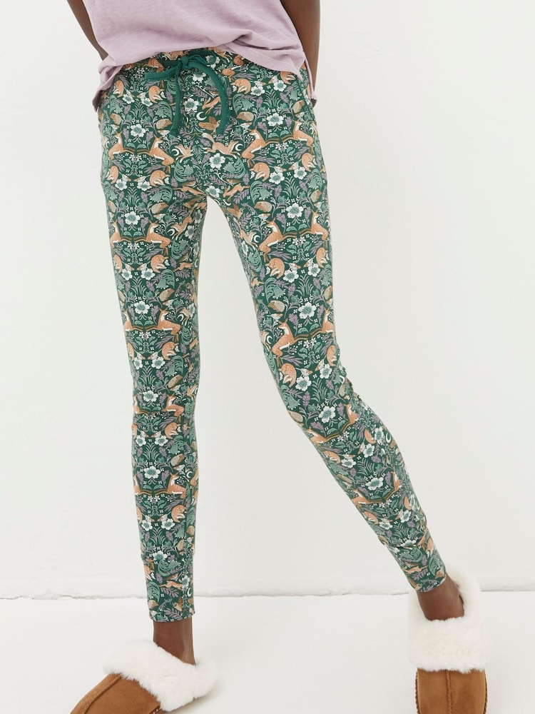 FatFace Ellie Lino Leggings mit Fuchsmuster - Bild 1 von 4
