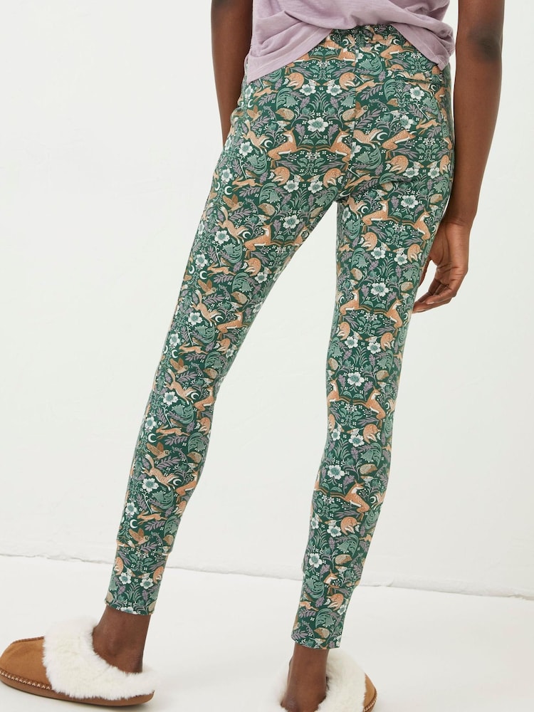 FatFace Ellie Lino Leggings mit Fuchsmuster - Bild 2 von 4