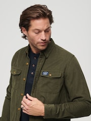 Superdry Green Trailsman Cord Shirt - Image 1 of 6