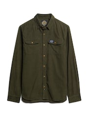 Superdry Green Trailsman Cord Shirt - Image 4 of 6