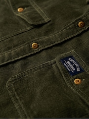 Superdry Green Trailsman Cord Shirt - Image 6 of 6