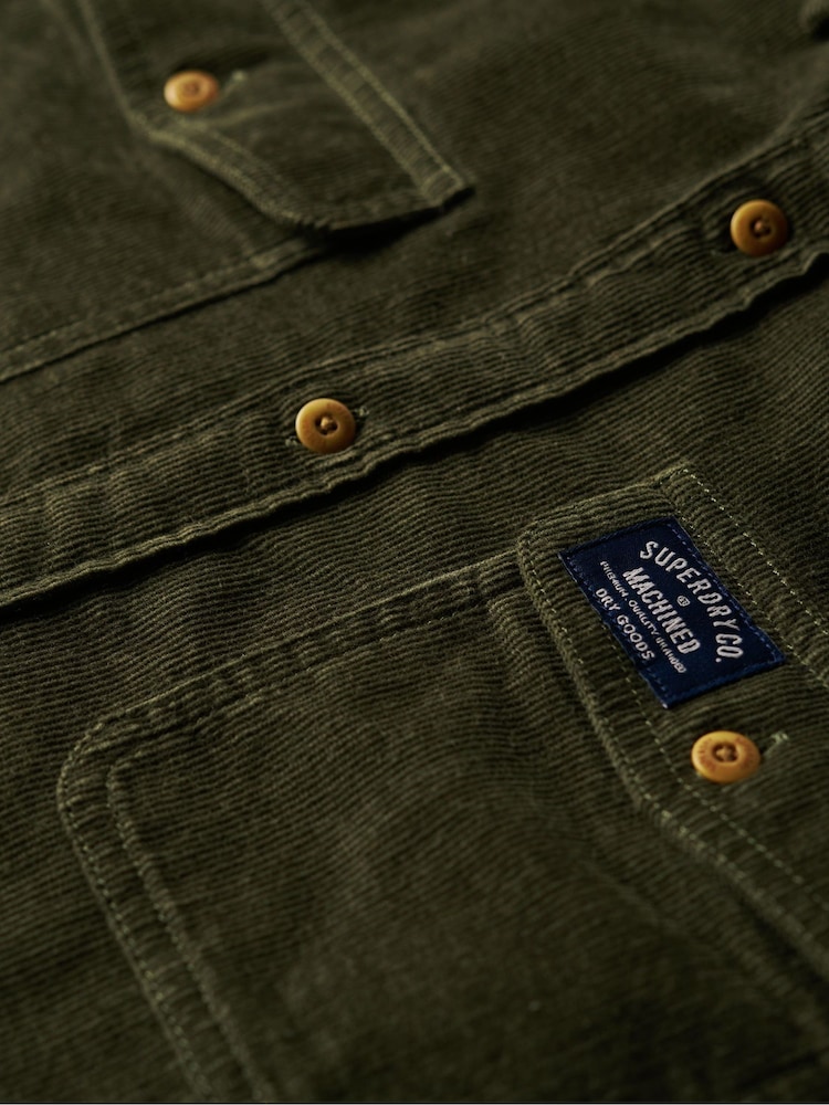 Superdry Green Trailsman Cord Shirt - Image 6 of 6