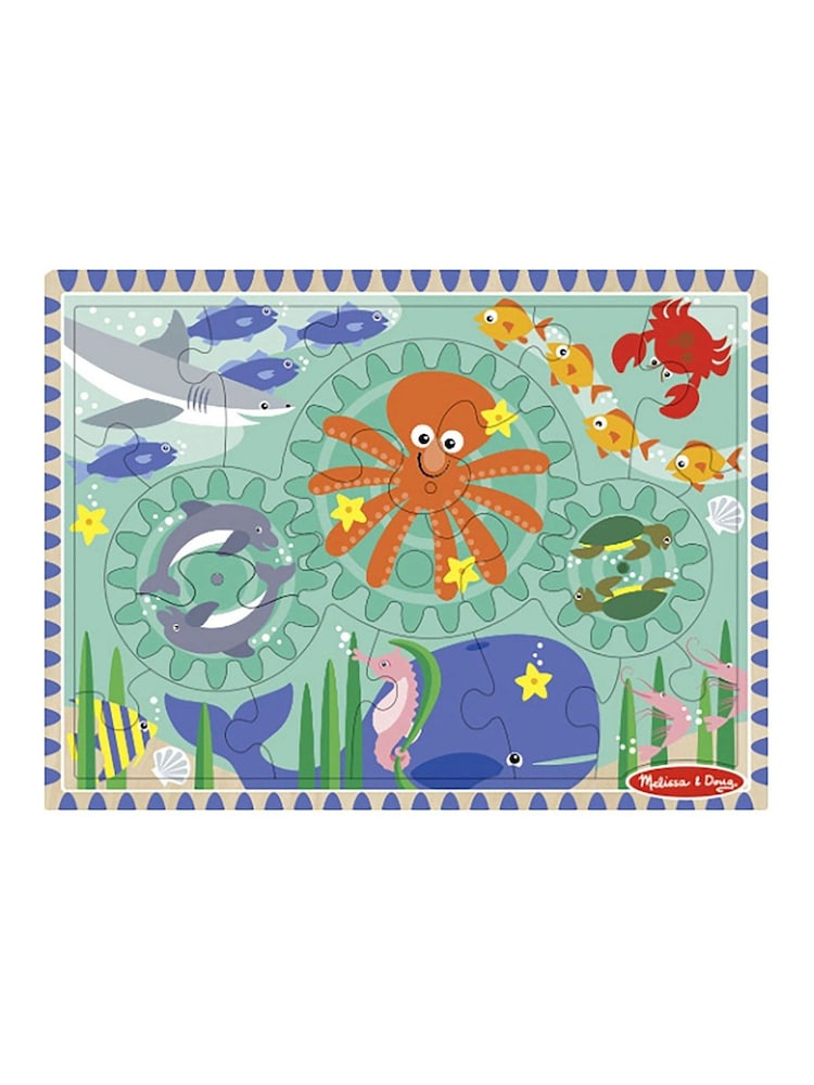 Melissa & Doug Underwater Wooden Gear Puzzle - Image 1 of 1
