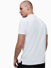 AllSaints White Reform Polo Shirt - Image 2 of 6