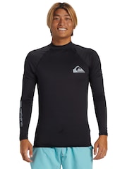 Quiksilver Black Long Sleeve Rash Vest - Image 1 of 6