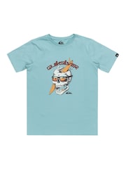 Quiksilver Blue Boys One Last Surf 100% Cotton T-Shirt - Image 1 of 2