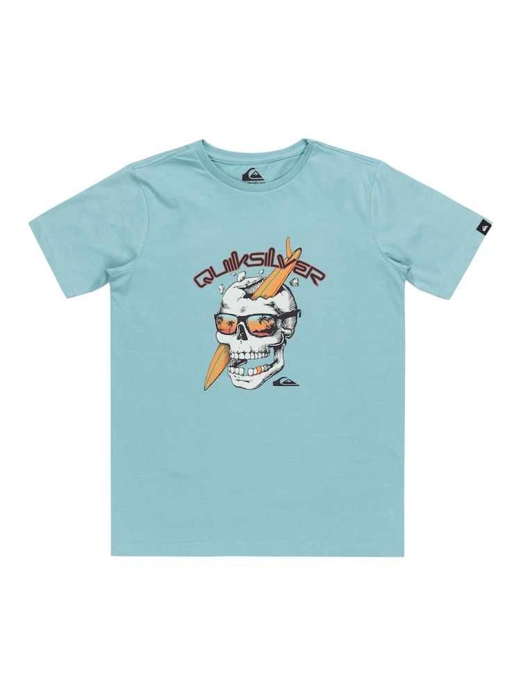 Quiksilver Blue Boys One Last Surf 100% Cotton T-Shirt - Image 1 of 2