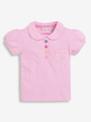 JoJo Maman Bébé Pink Polo Shirt - Image 1 of 1