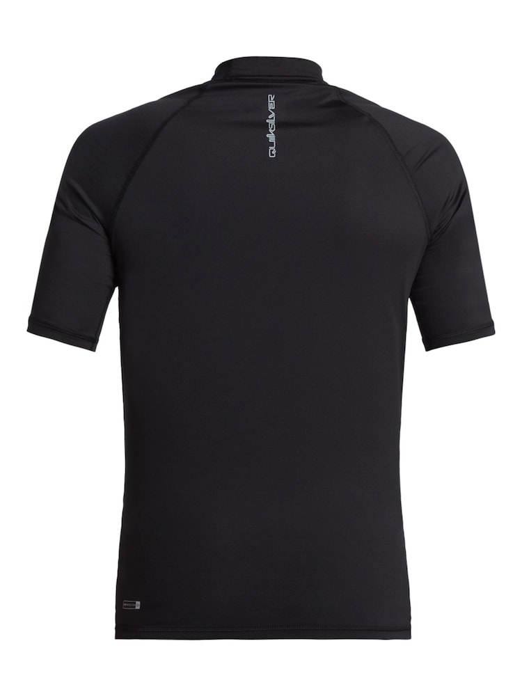 Quiksilver Black Short Sleeve UPF50 Rash Vest - Image 6 of 6