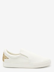 Weiß/gold - Forever Comfort® Turnschuhe zum Hineinschlüpfen - Bild 4 von 7