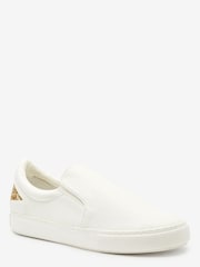 Weiß/gold - Forever Comfort® Turnschuhe zum Hineinschlüpfen - Bild 5 von 7