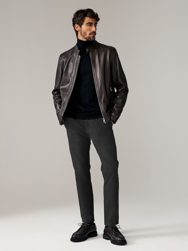 Azul marino/gris antracita - Corte slim - Pack de 2 pantalones chinos elásticos - Imagen 2 de 10 Azul marino/gris antracita - Corte slim - Pack de 2 pantalones chinos elásticos - Imagen 2 de 10