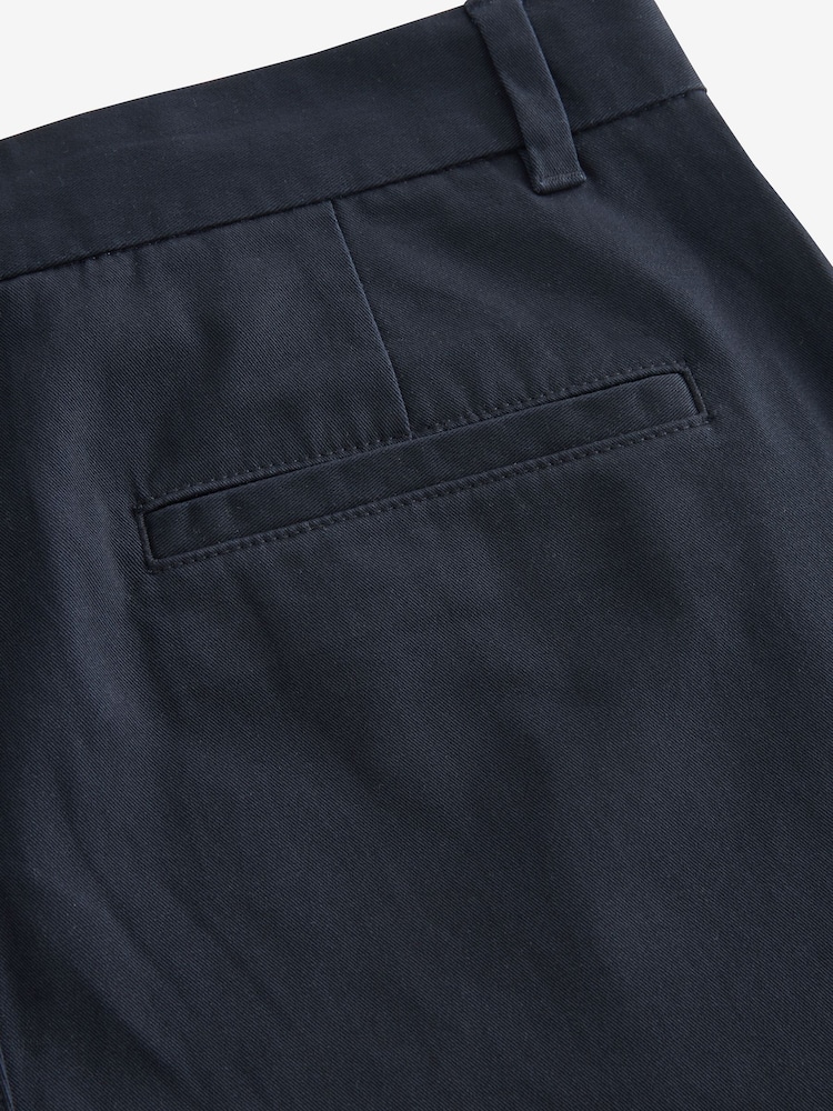 Navy Blue/Grey Charcoal Slim Fit Stretch Chino Trousers 2 Pack - Image 9 of 10