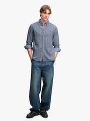 Gris oscuro - Camisa de manga larga Oxford preppy de Superdry - Imagen 3 de 7