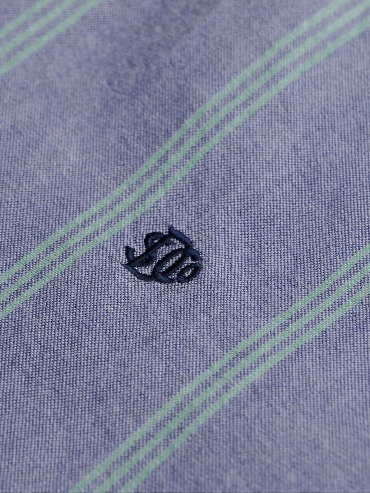 Gris oscuro - Camisa de manga larga Oxford preppy de Superdry - Imagen 7 de 7 Gris oscuro - Camisa de manga larga Oxford preppy de Superdry - Imagen 7 de 7