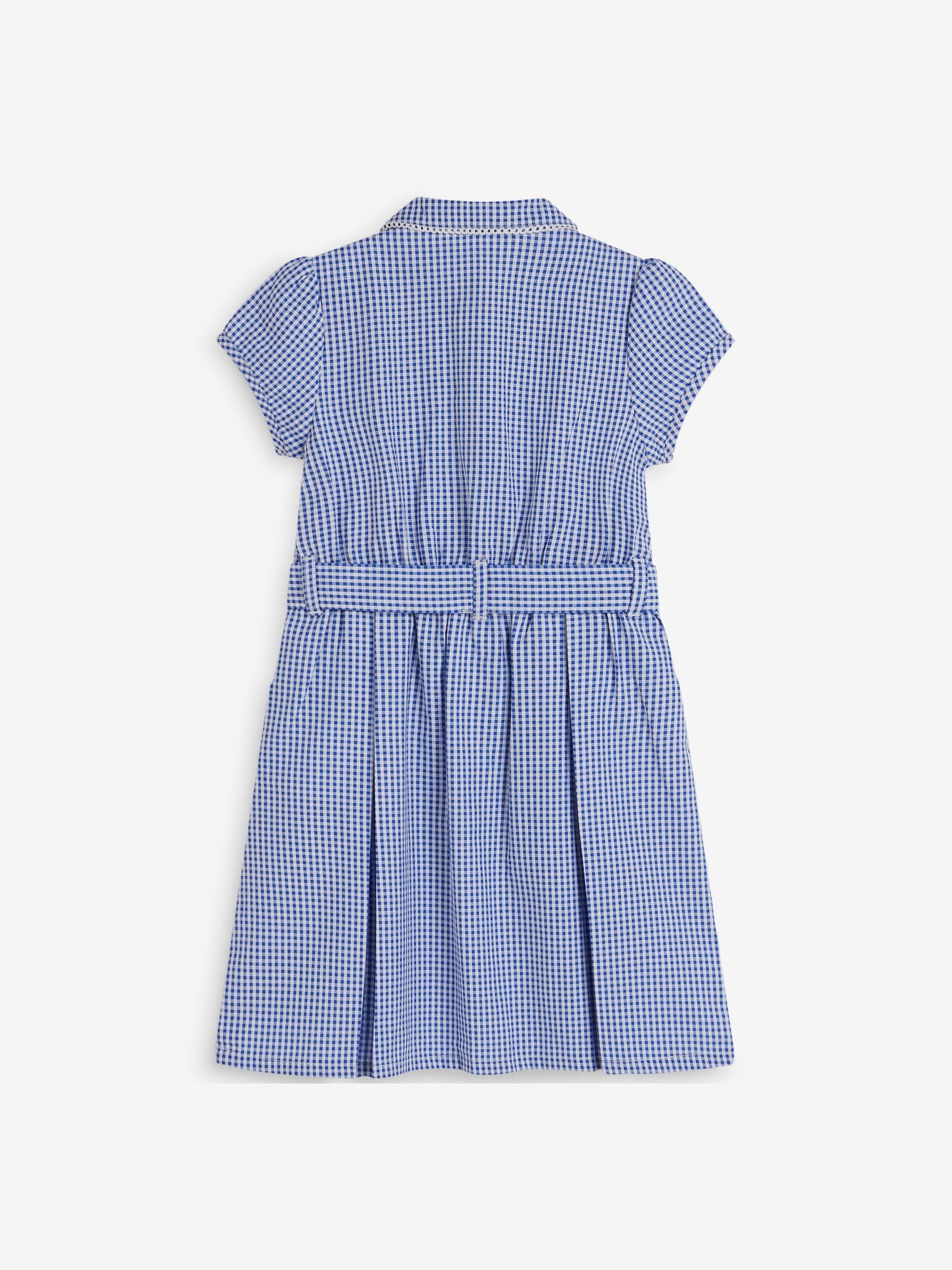 Navy gingham school dress new arrivals