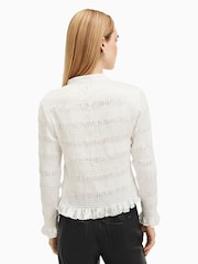 AllSaints White Meg Shirt - Image 2 of 6