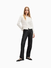 AllSaints White Meg Shirt - Image 4 of 6
