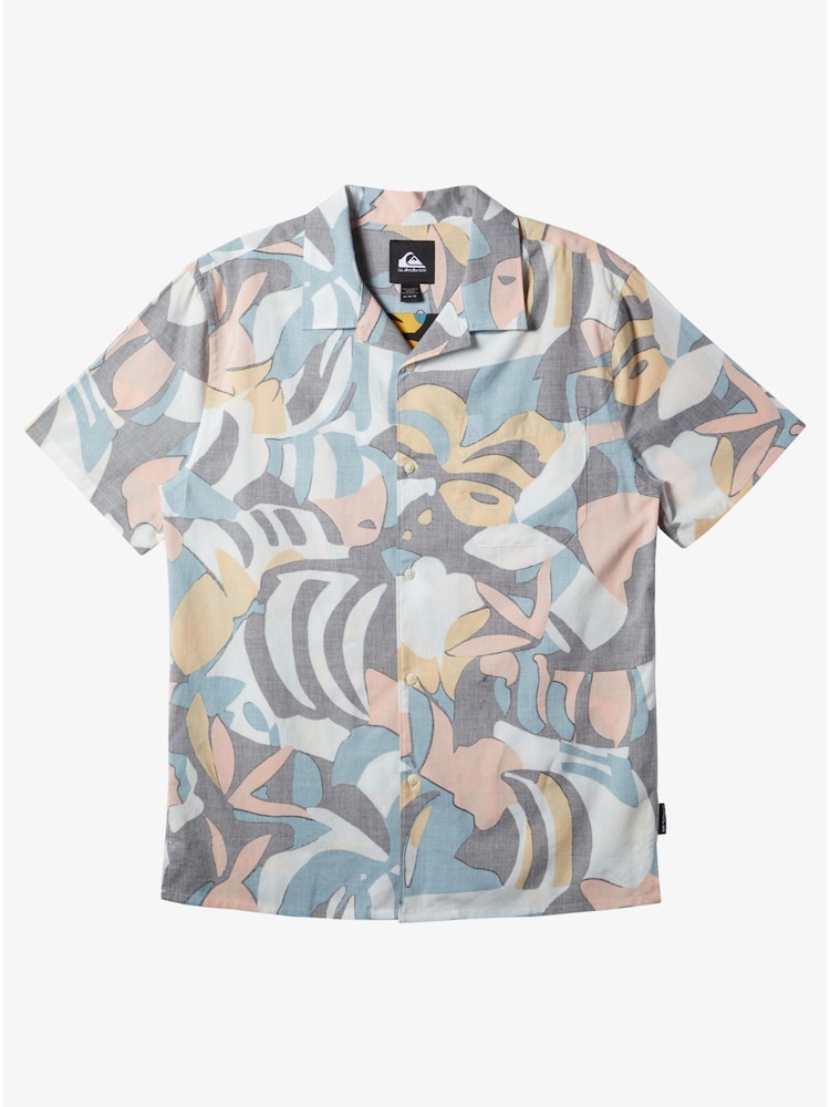 Quiksilver Blue Beach Club Short Sleeve Shirt - Image 1 of 2