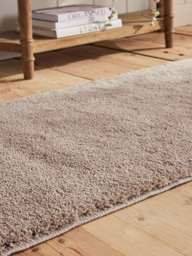 Light Grey Cosy Washable Shaggy Runners - Image 2 of 5