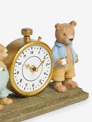 Multi Rosie Rabbit and Bertie Bear Mantel Clock - Image 5 of 5