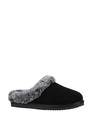 Hush Puppies Amara Faux Fur Lined Winter Slippers - Image 2 of 4