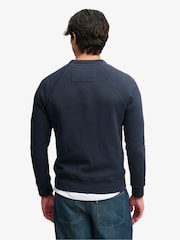 Superdry Blue Athletic Felt Applique Crew Neck Sweatshirt - Image 2 of 5