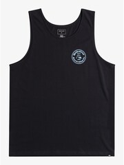 Quiksilver Blue 100% Organic Cotton Back Print Beach Wave Vest - Image 2 of 2