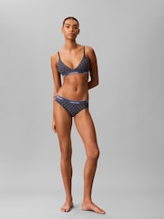 Calvin Klein Blue Limited Edition Triangle Bra - Icon Cotton Modal - Image 3 of 6
