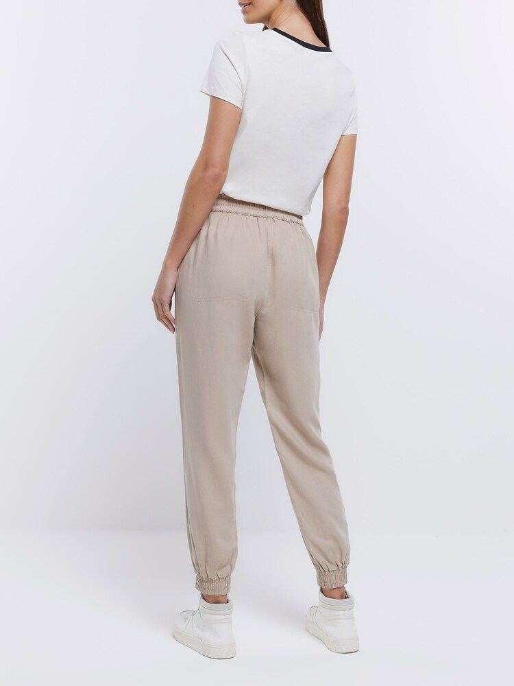 River Island Beige Cuffed Joggers - Image 2 of 6