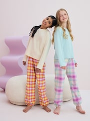 Pastel vif - Lot de 2 pyjamas à carreaux tissés (3-16 ans) - Image 1 de 9