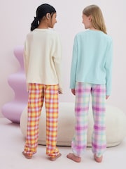 Pastel vif - Lot de 2 pyjamas à carreaux tissés (3-16 ans) - Image 3 de 9