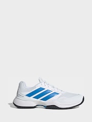 Blanco/Azul - Zapatillas de tenis adidas Gamecourt 3 para todo tipo de pista. - Imagen 2 de 9