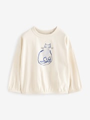 Blue/Cream Character Jogger Pyjamas 3 Pack (9mths-8yrs) - Image 15 of 17