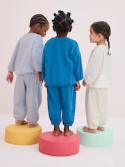 Blue/Cream Character Jogger Pyjamas 3 Pack (9mths-8yrs) - Image 3 of 17
