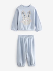 Blue/Cream Character Jogger Pyjamas 3 Pack (9mths-8yrs) - Image 8 of 17
