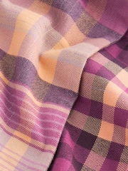 Lilac/Coral Woven Check Pyjamas 2 Pack (3-16yrs) - Image 9 of 9