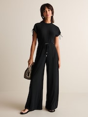 Black Utility Jumpsuit - Image 1 of 6