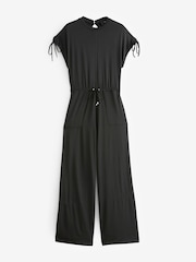 Black Utility Jumpsuit - Image 5 of 6