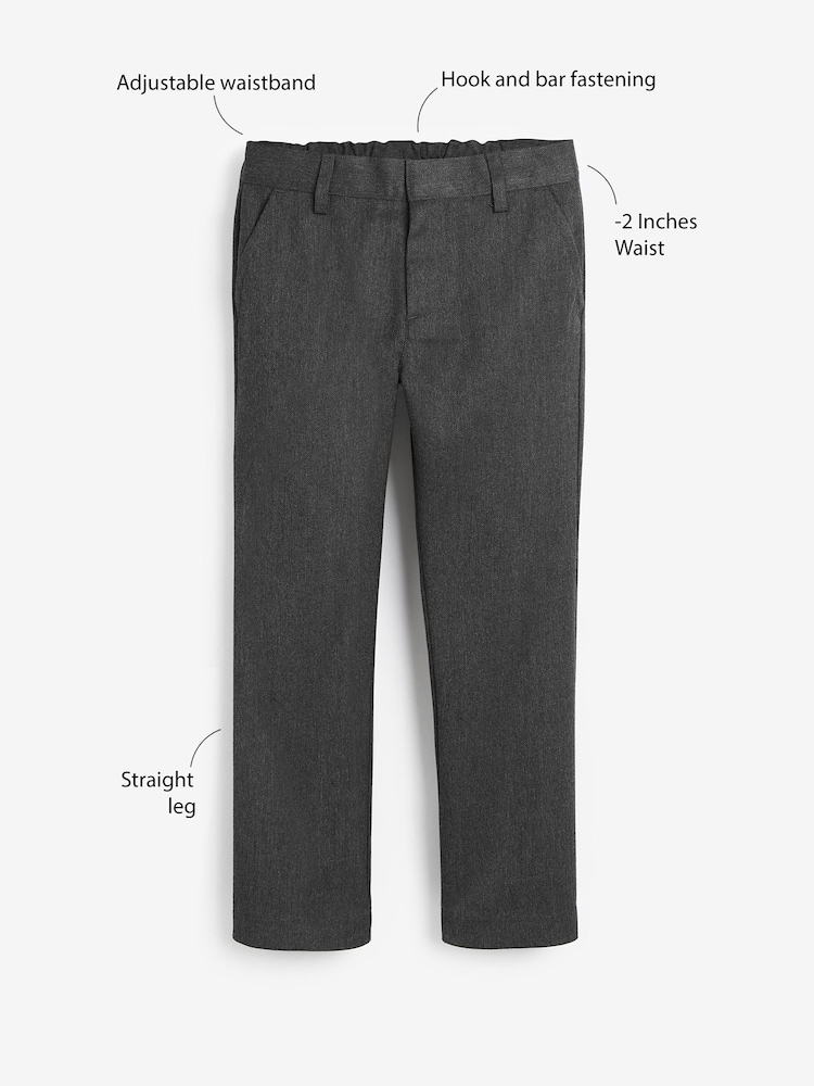 Gris - Regular Leg Trousers (3-17yrs) - Image 3 of 7
