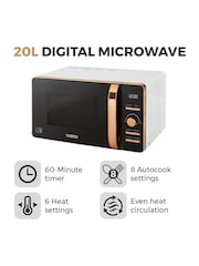 Tower White 20L Digital Microwave - Image 2 of 8