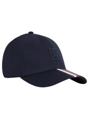Tommy Hilfiger Blue Corporate Stripe Cap - Image 1 of 3