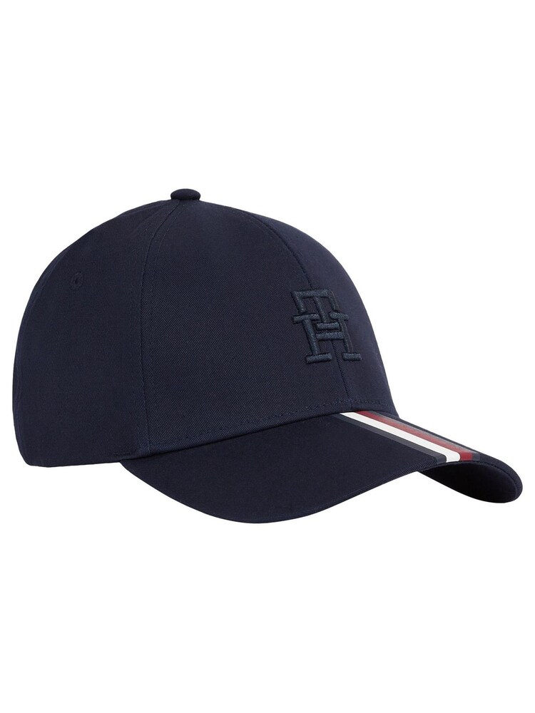 Tommy Hilfiger Blue Corporate Stripe Cap - Image 1 of 3 Tommy Hilfiger Blue Corporate Stripe Cap - Image 1 of 3