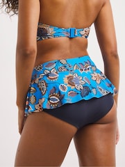 JD Williams Blue Boho Print Mix And Match Skirted Briefs - Image 2 of 5