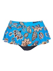 JD Williams Blue Boho Print Mix And Match Skirted Briefs - Image 5 of 5