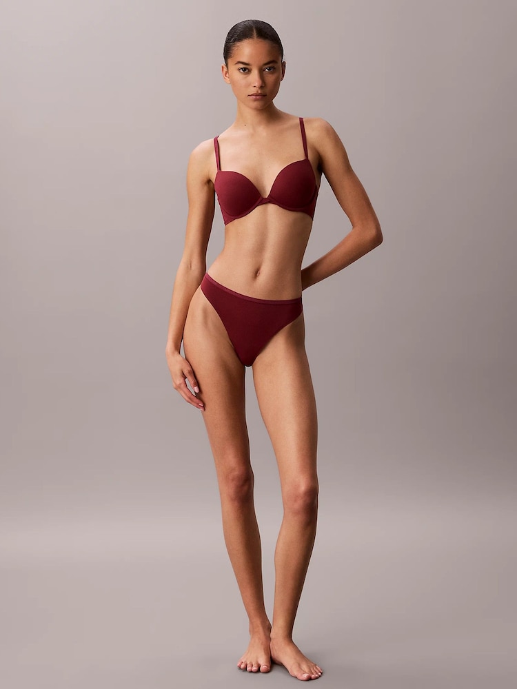 Rojo - Tanga Perfectly Fit de Calvin Klein - Imagen 2 de 4