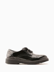 Start-Rite Black Leather Wide Fit School Shoes - Image 1 of 4